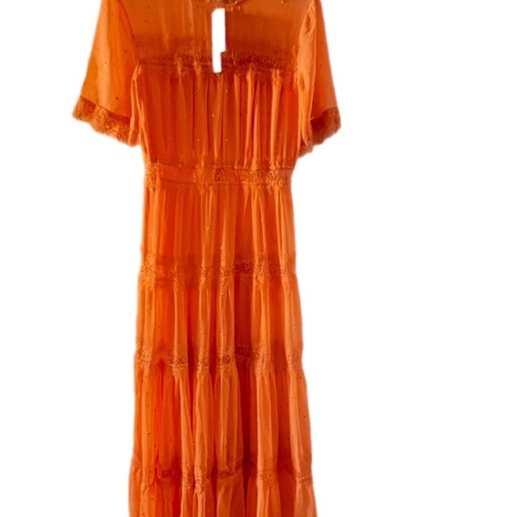 RANNA GILL Vibrant Orange Maxi Dress - Picture 2 of 9